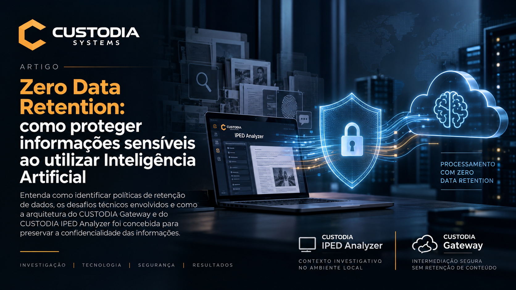 Capa do artigo Zero Data Retention: como proteger informações sensíveis ao utilizar Inteligência Artificial